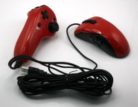 PS 3 Джойстик Frag FX Piranha красный  (проводной комплект)