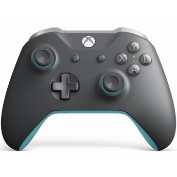 XboxOne Геймпад беспроводной NEW 3.5mm XboxOne Wireless Gamepad (WL3-00106) Grey/Blue+Bluetooth